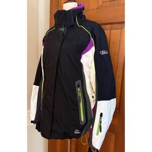 Killtec Tirano Ski Snowboard Jacket Coat Womens Size 12 Black Level 5 Waterproof
